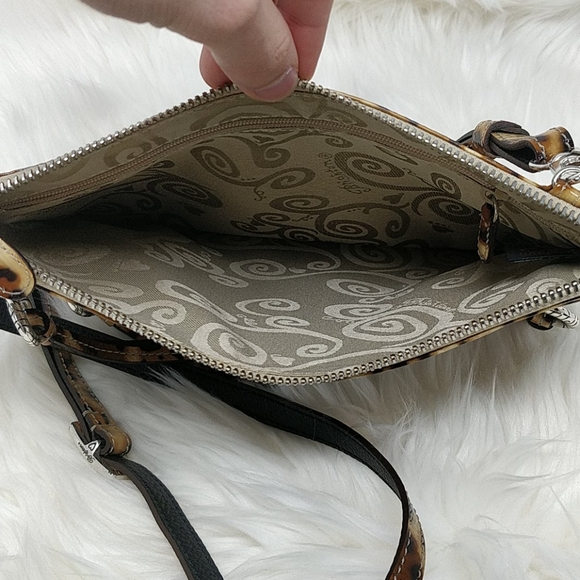 Brighton Patent Leopard Print Crossbody Bag - Picture 5 of 8